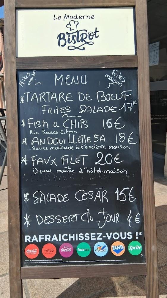 Bistrot restaurant le moderne - Menu Image 1